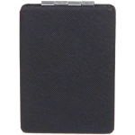 Зеркало косметическое двойное «ФРАТЕЛЛИ», прямоугольник, цвет черный, 9*6см (пакет с подвесом)