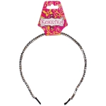 Ободок для волос «КОЛЛИНА», волна, микс 4 цвета, 0,3см (блистер Кокетка в минивложении)