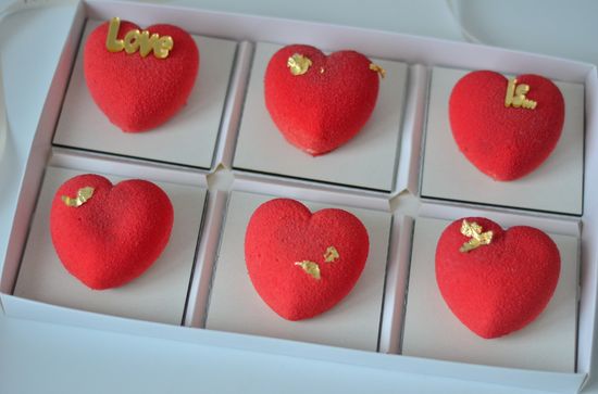 Пирожные «Сердце»