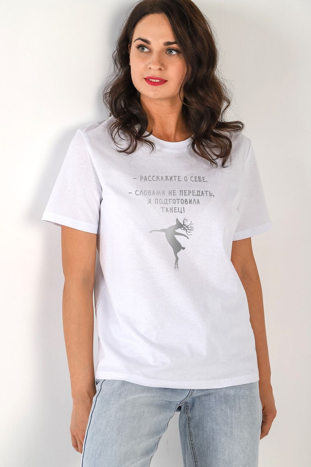 Фуфайка (футболка) женская Презент-3 Виотекс БЕЛЫЙ