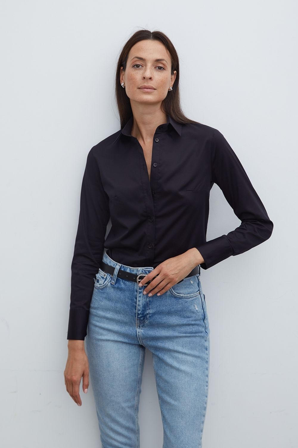 Рубашка Москва чёрная