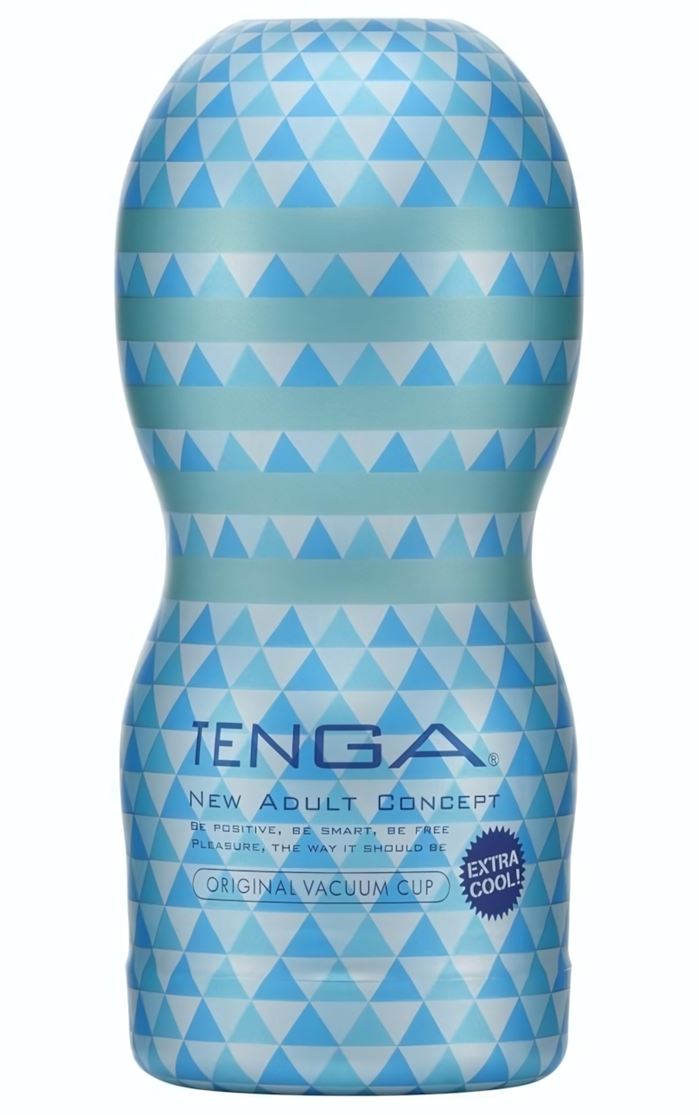 Мастурбатор с охлаждающей смазкой TENGA Original Vacuum Cup Extra Cool (Цвет: нежно-голубой)