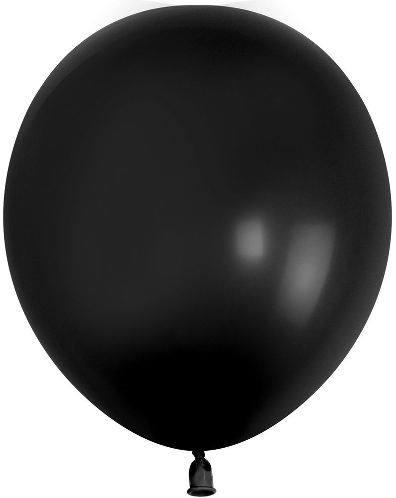 Шар (12&#39;&#39;/30 см) Черный (S18/150), пастель, 100 шт.