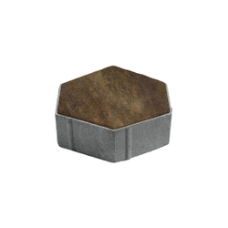 Тротуарная плитка СОТЫ - Листопад гладкий Мокко