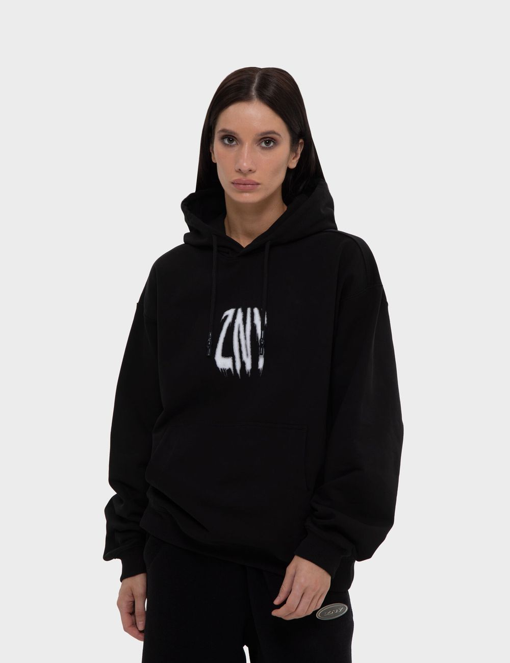 Худи ZNY TAG LOGO Черный