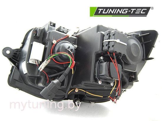 Передние фары Tube Light для Volkswagen T6 (15-19) динамические хромированные