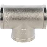 Тройник STOUT никелированный 3/4" ВР