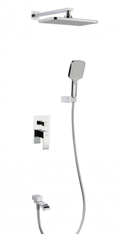 44165 Смеситель встраиваемый для душа с 3-функ. (ХРОМ) GANZER (6/1шт)