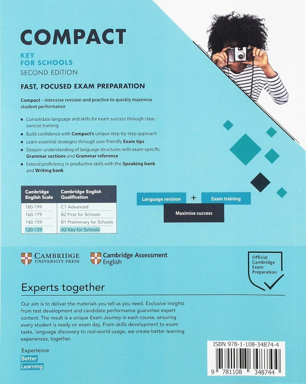 Compact Key for Schools Second Edition Student's Book without Answers with Online