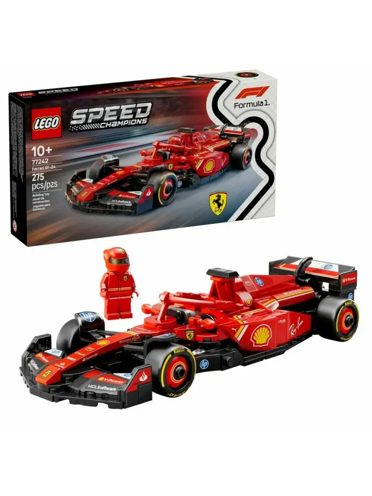 Конструктор Speed Champions 77242 Ferrari SF-24 F1 Race Car