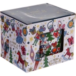 Кружка керамическая 400мл «Новогодний калейдоскоп» в подарочной коробке