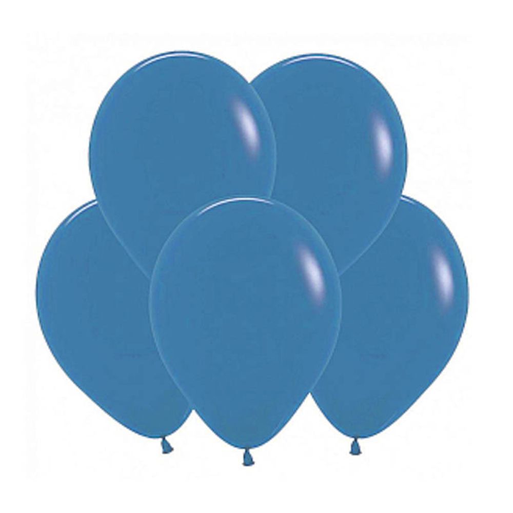 Карибский синий, Пастель / Caribbean blue, латексный шар 50шт.