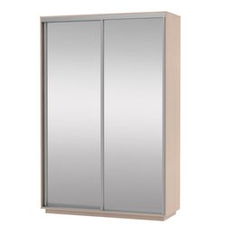 Шкаф-купе "Экспресс Экспенс Хит" (дуб молочный) 2200х1200х600, МК Е1