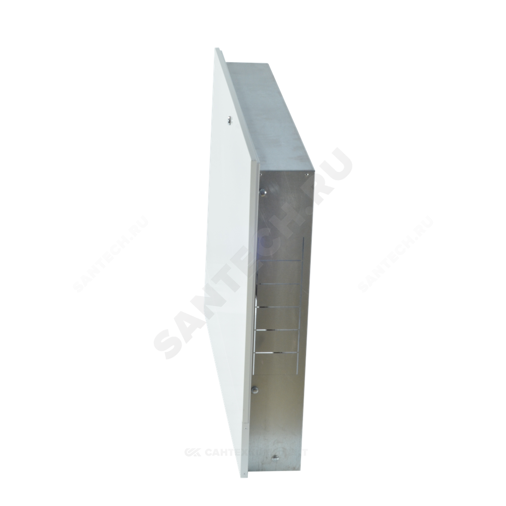 Шкаф коллекторный встраиваемый сталь ШРВ-4 850х120-180х648-708мм ФАЭКС
