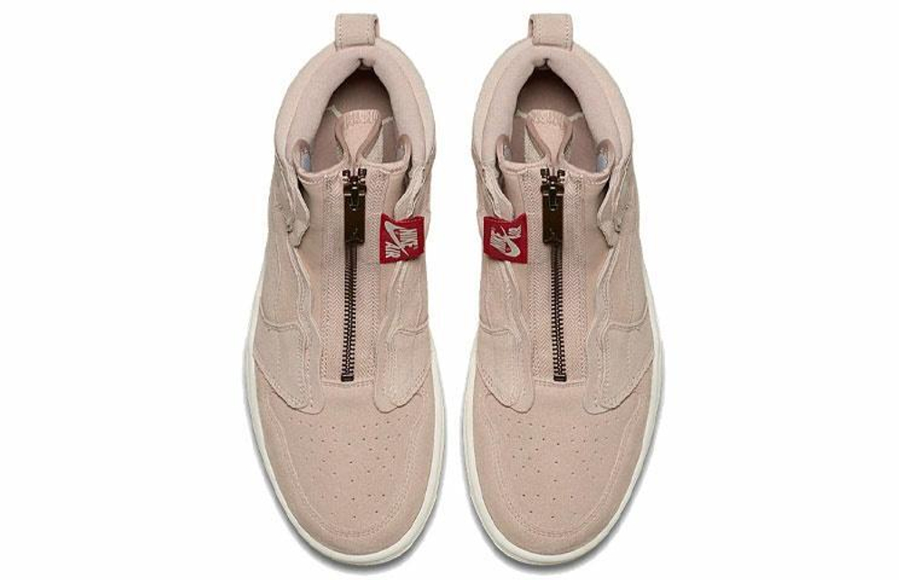 Кроссовки Jordan Air Jordan 1 Retro High Zip Particle Beige (W) (Женская размерная сетка)