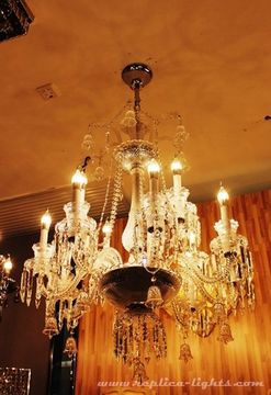 replica BACCARAT ZÉNITH CHANDELIER ( 12 lights + clear colour )