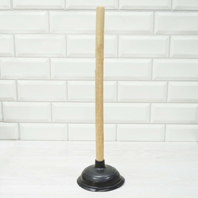 Вантуз 46,5см d13см с деревянной ручкой