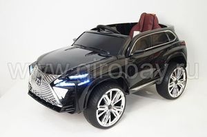 Детский электромобиль River Toys LEXUS E111KX черный