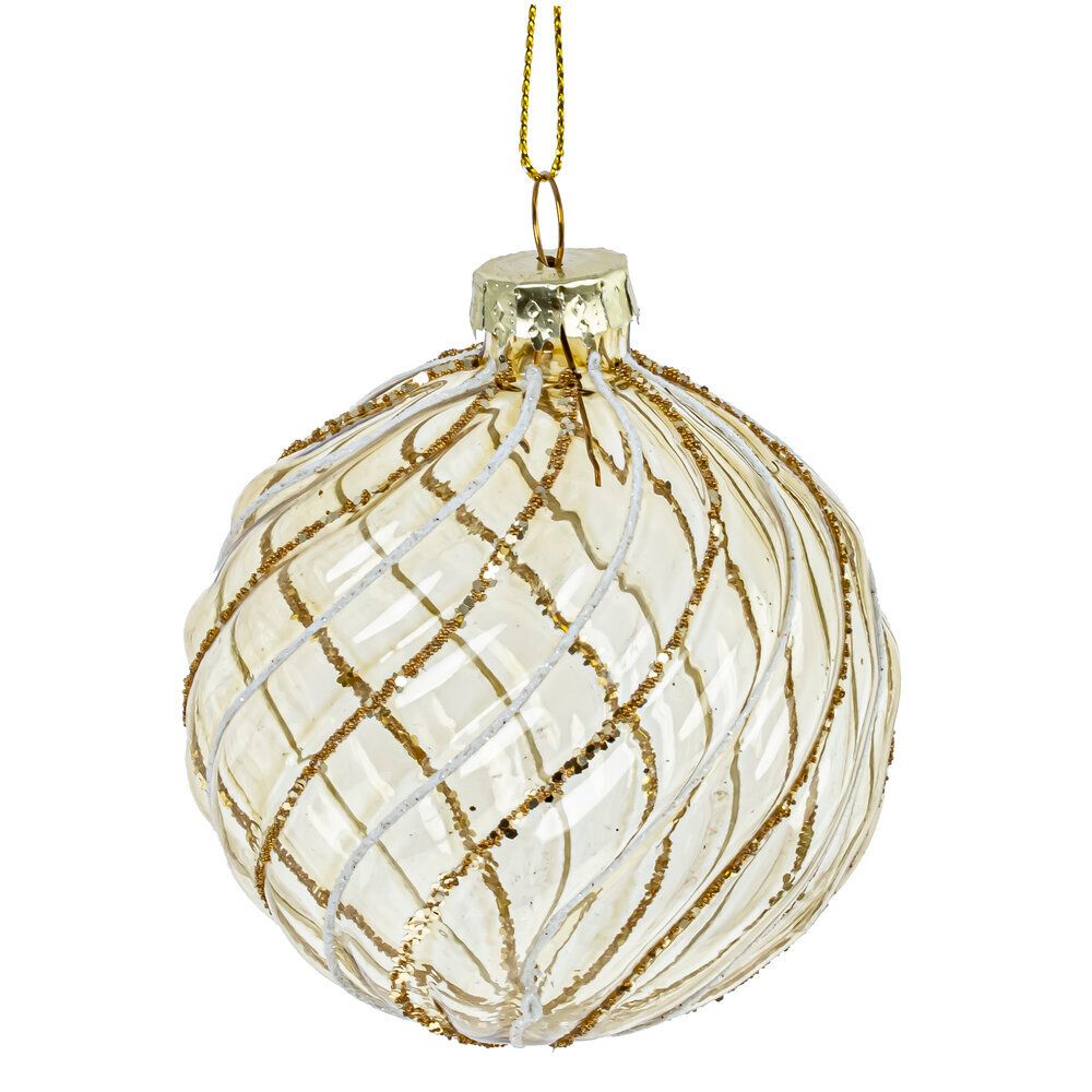 GAEM Набор из 12шт Украшение новогоднее "Шар", D 8 см, L35 W25 H8,5 см