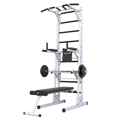 Шведская стенка Record R, напольная, турник Классик, белый (R4)