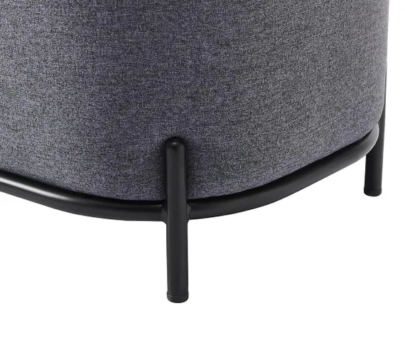 Банкетка Midnight 120 см темно-серая