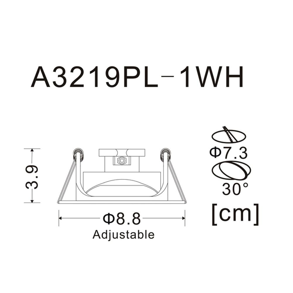 Точечный встраиваемый светильник Arte Lamp