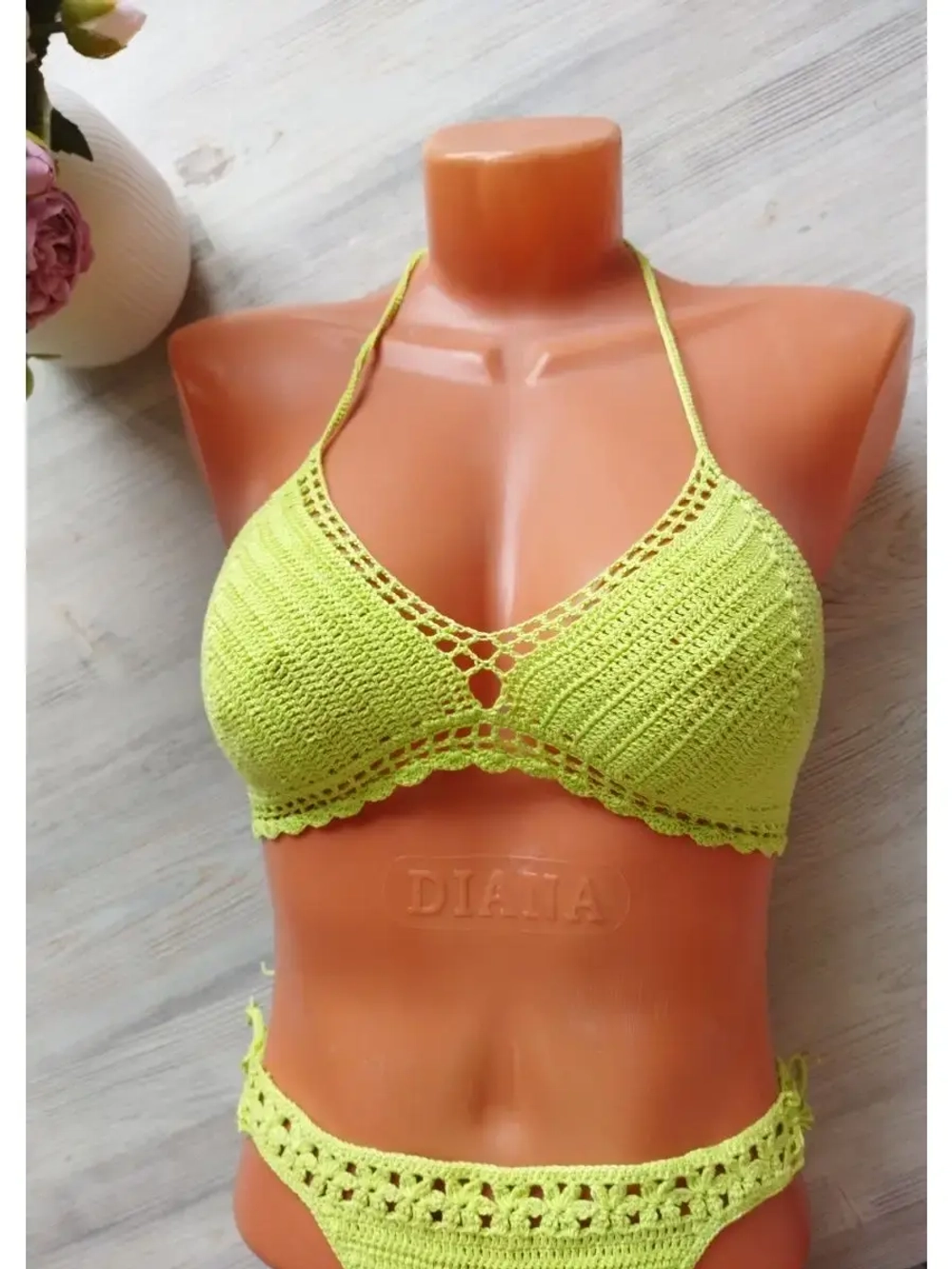 Вязаный купальник