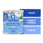 Gerber, Lil' Crunchies®, снек из запеченных злаков, для детей от 8 месяцев, ранчо, 42 г (1,48 унции)