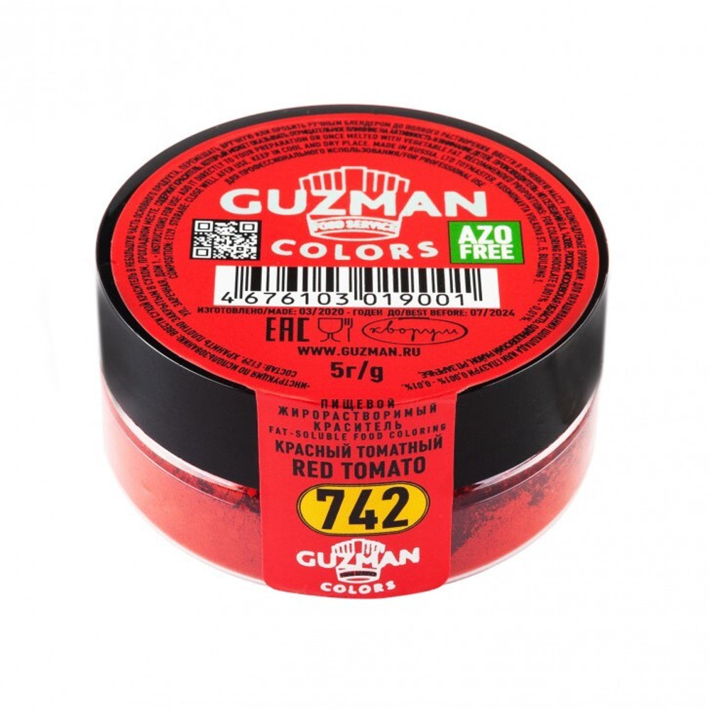 742 GUZMAN Красный томатный жирорастворимый краситель 5г