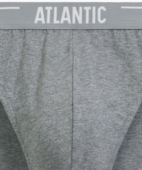 Трусы (5шт) мужские слипы спорт Atlantic, 5SMP-004, хлопок, морская волна + бирюзово-зелёные + чёрные + серые меланж + тёмно-голубые