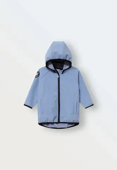 Куртка демисезонная Softshell (серо-голубой)