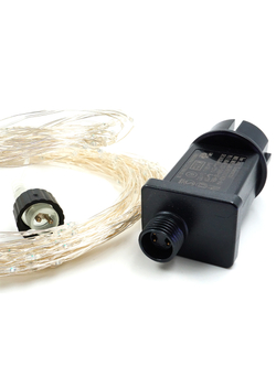 Гирлянда светодиодная "МУЛЬТИНИТЬ", 450 LED, фиолетовый, 1,5 м. 30 нитей, IP20, 12V, адаптер, 220V