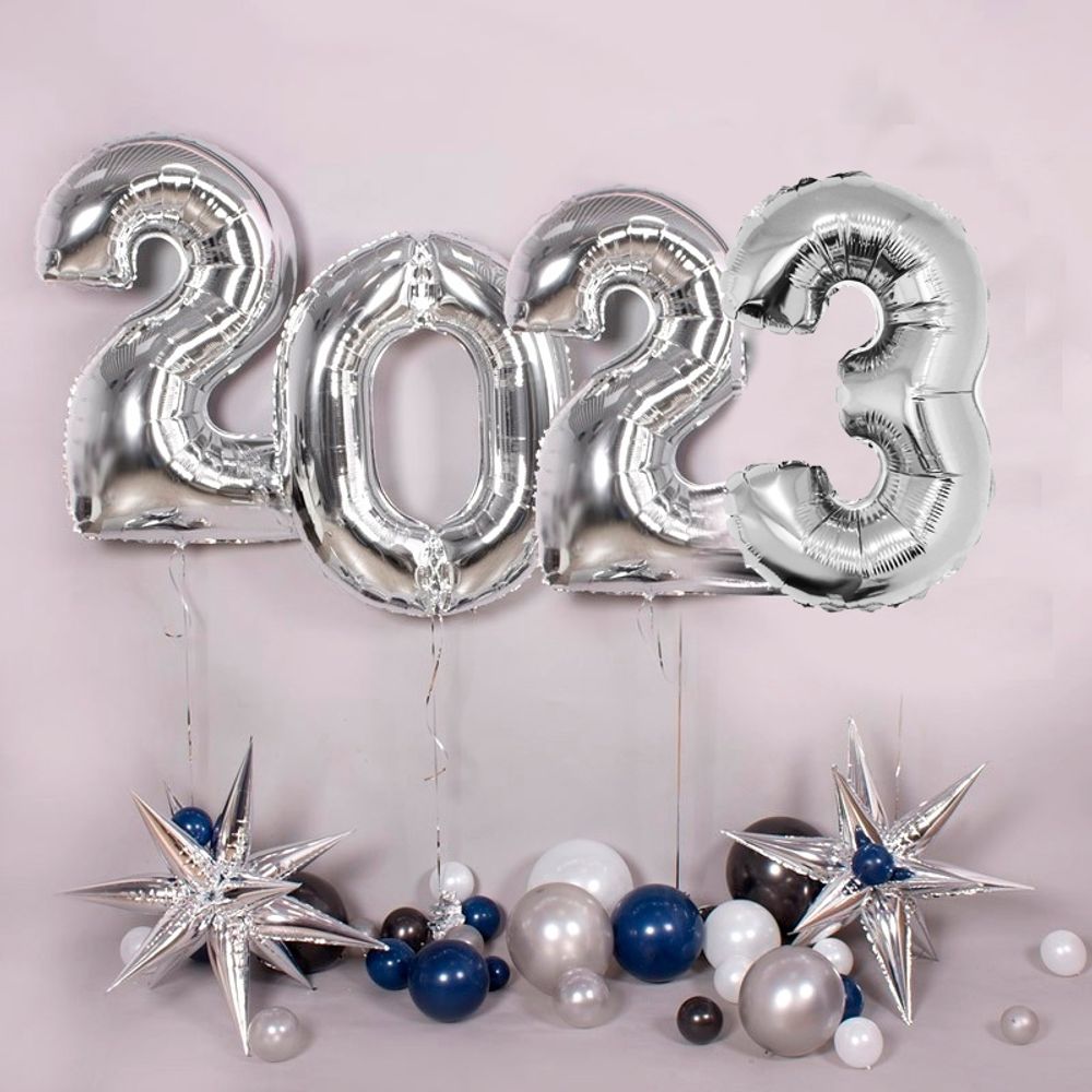 Комплект цифр 2025 на Новый год