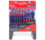 Набор отверток и бит WORKPRO 100 шт. с подставкой PRO WP200507