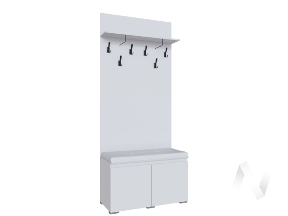 Тумба с вешалкой Прихожая Плейона
