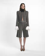 Шорты джинсовые гусарские