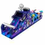 Надувная полоса препятствий «Космическое приключение», 17×3,3×6,4 м