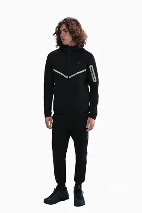 Кофта Nike Tech Fleece Hoodie Windrunner Full-Zip - черный