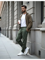 Штаны спортивные прямые брюки