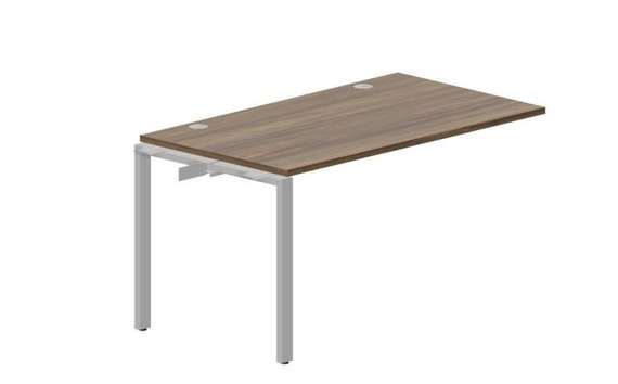 стол Strike 1380х780х750мм (2 громмета) - приставной элемент