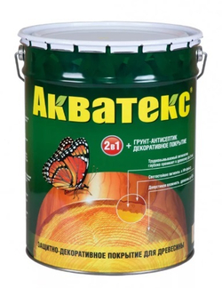 Акватекс Пропитка по дереву 0,8 л белый