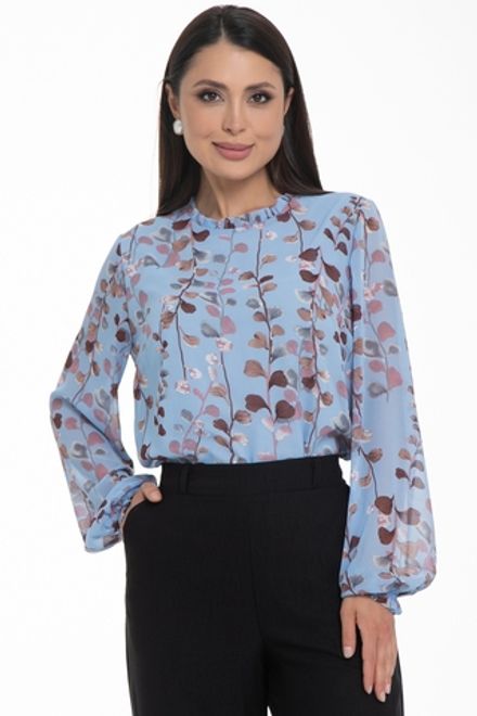 Блуза Волшебный шифон (небесный) Diolche