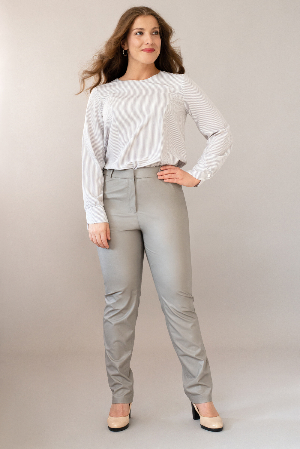 Брюки женские 3868зпа, серый #456Сер023868зпа