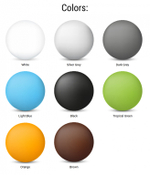 Стул пластиковый Siesta Contract Tiffany, темно-серый