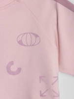 Летний костюм детский розовый, футболка и кюлоты