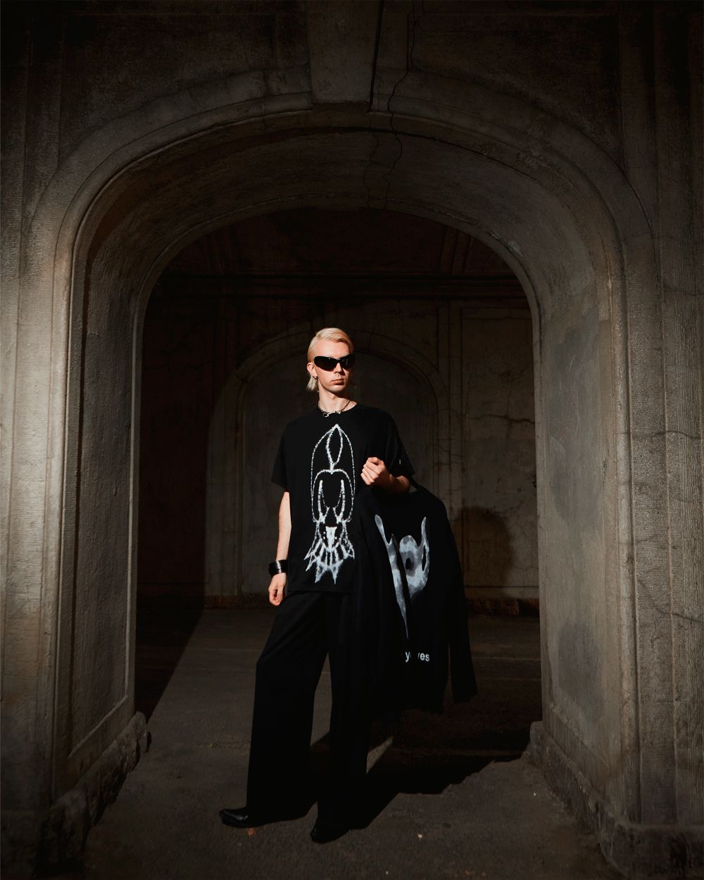 Футболка Denis Detalov Graffiti Dog черная