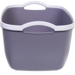 Корзина для хранения «БРЭТОС», цвет пыльно - серый, 34.5*27*20см