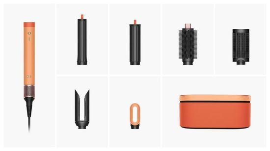 Стайлер Dyson Airwrap HS09 Coanda 2x, "абрикосовая керамика/топаз" (Ceramic Apricot/Topaz)