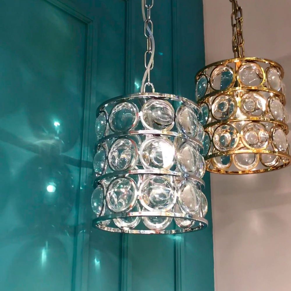 Подвесной светильник Cloyd VALENT P1 / Ø22 см - хром (арт.10580)