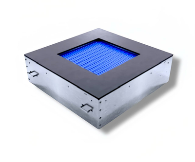 Встраиваемый детский батут для площадок - квадрат - 135